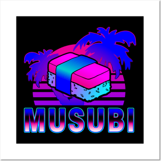 Musubi 80s 90s Retro Hawaiian Posters and Art